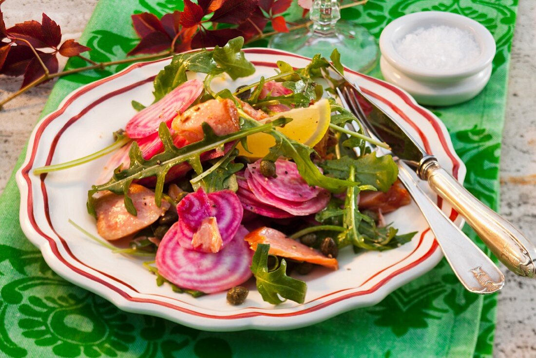 Rote-Bete-Salat mit Rucola
