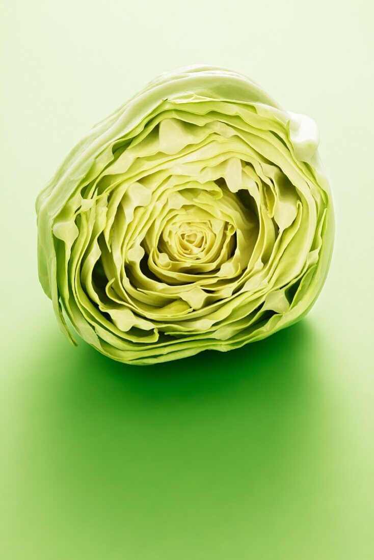 Half a white cabbage