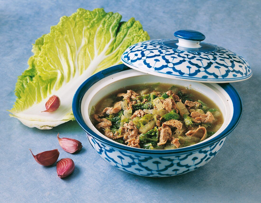Chinese cabbage soup (Korea)