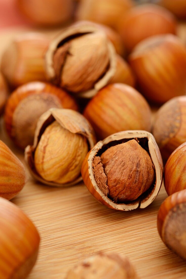 Hazelnuts (close-up)