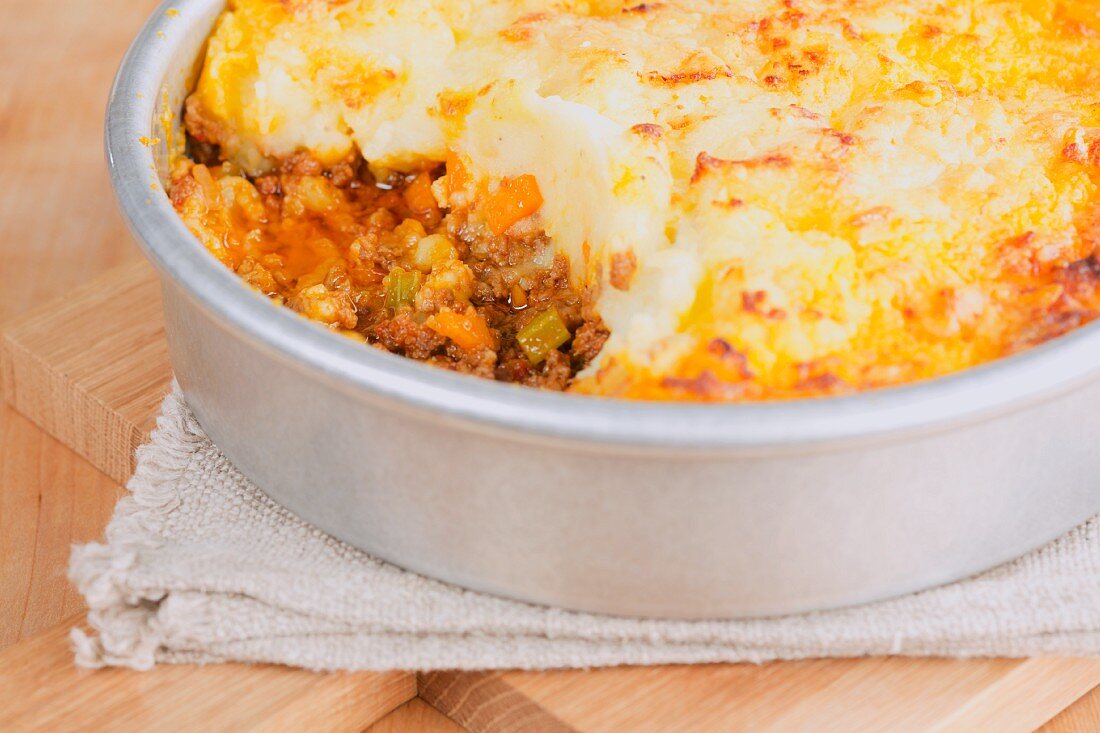 Cottage Pie (Englischer Hackauflauf mit Kartoffelhaube)