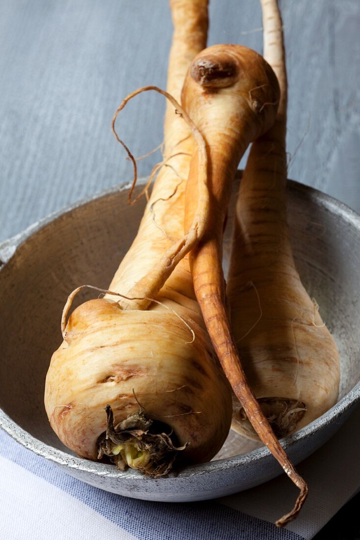 Parsnips in a bowl