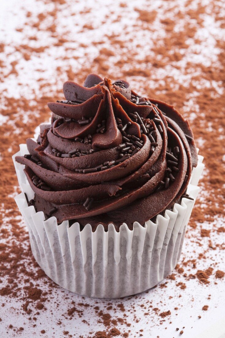 Schokoladen-Cupcake