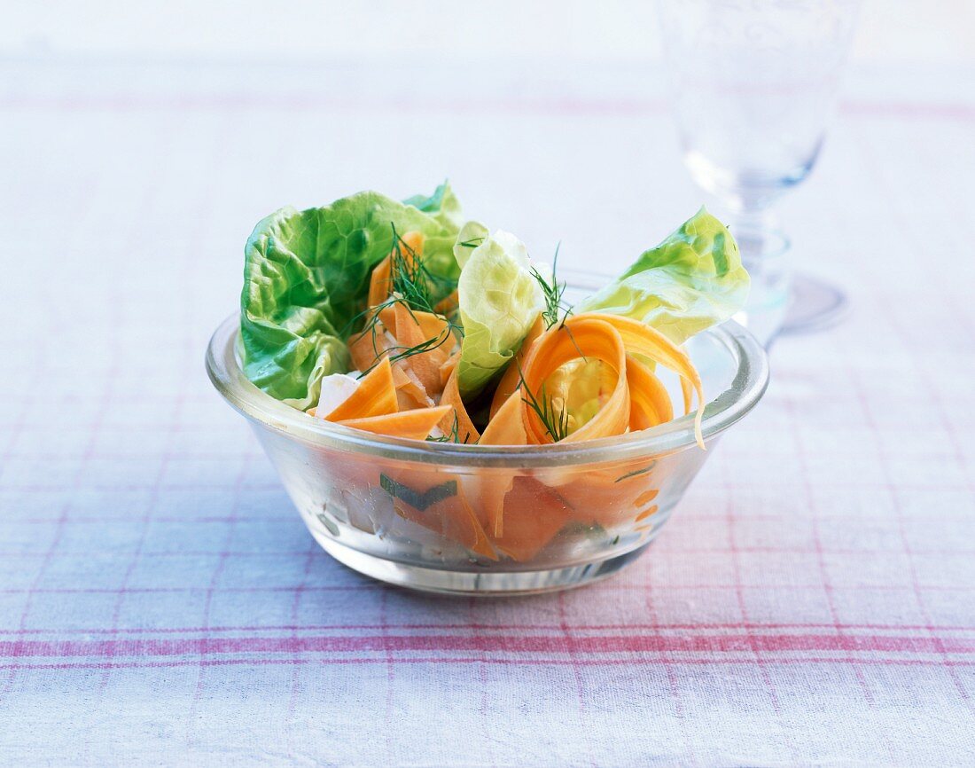 Pear and carrot salad