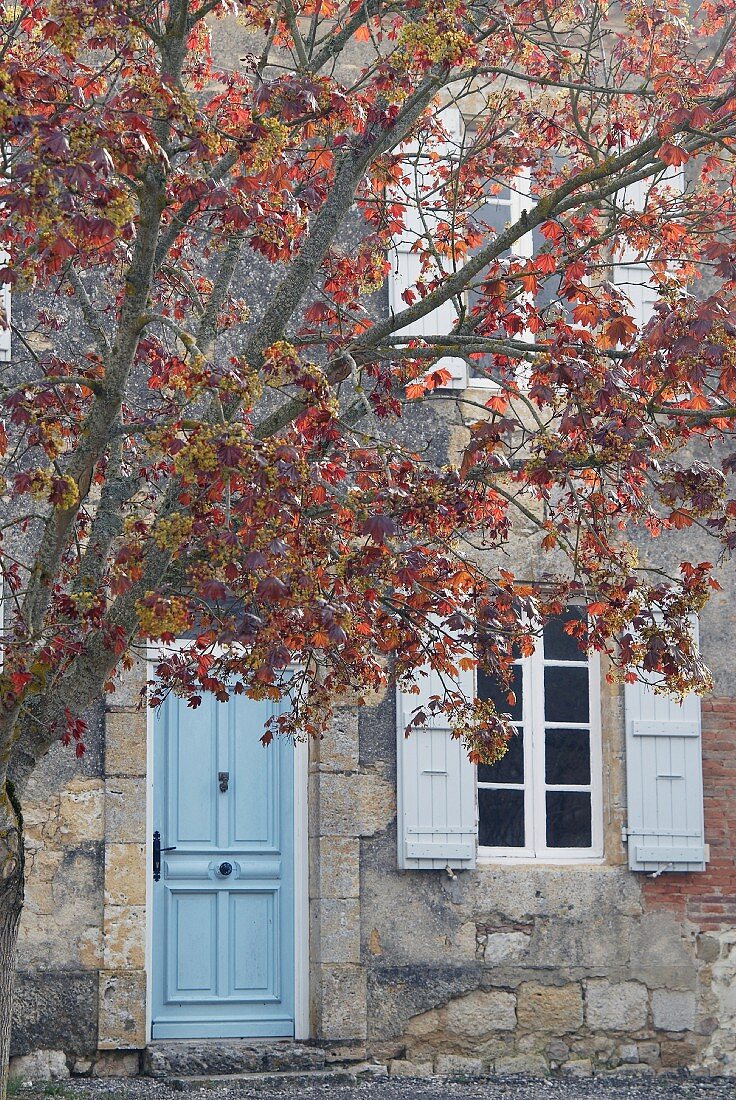 Eingang Château Maignaut (Pyrenäen, Frankreich)