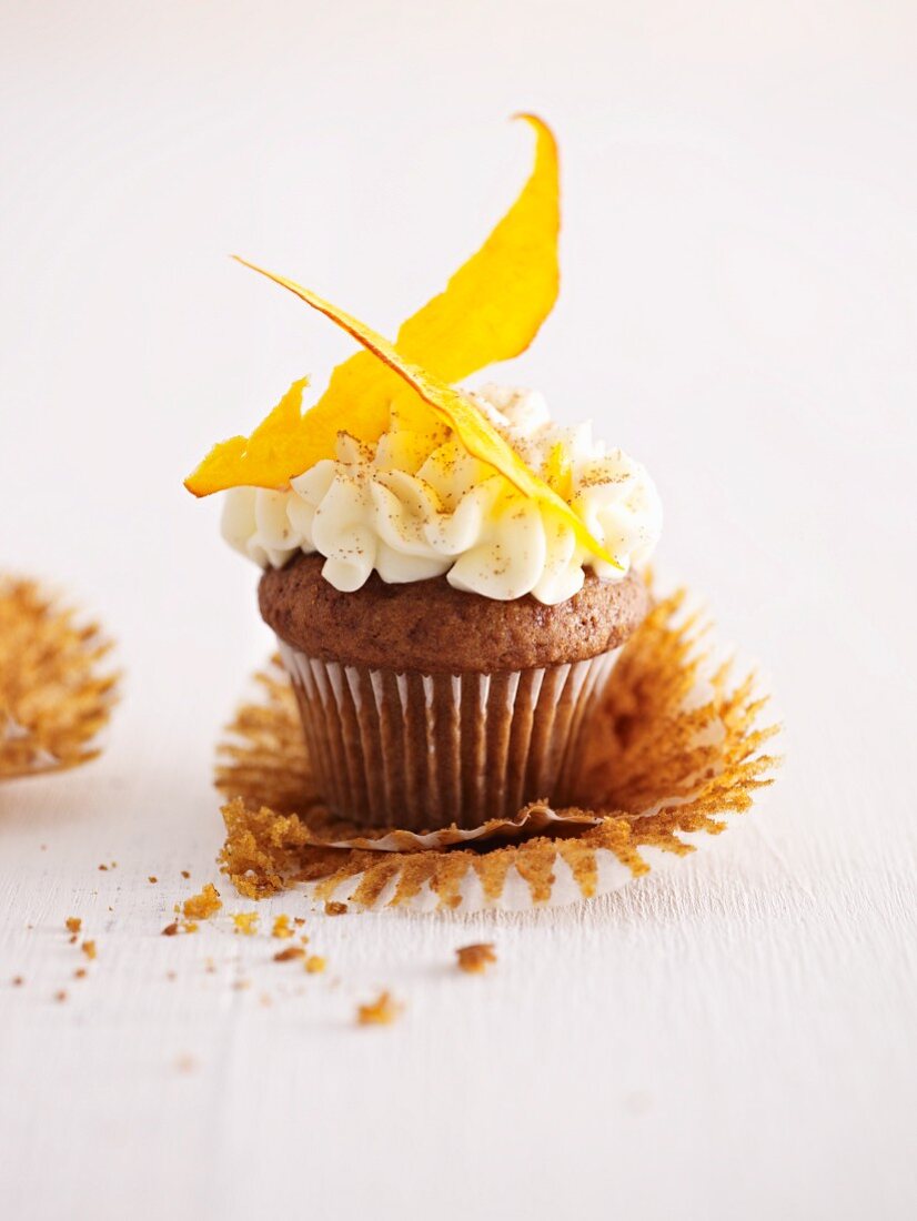 Pumpkin cupcake