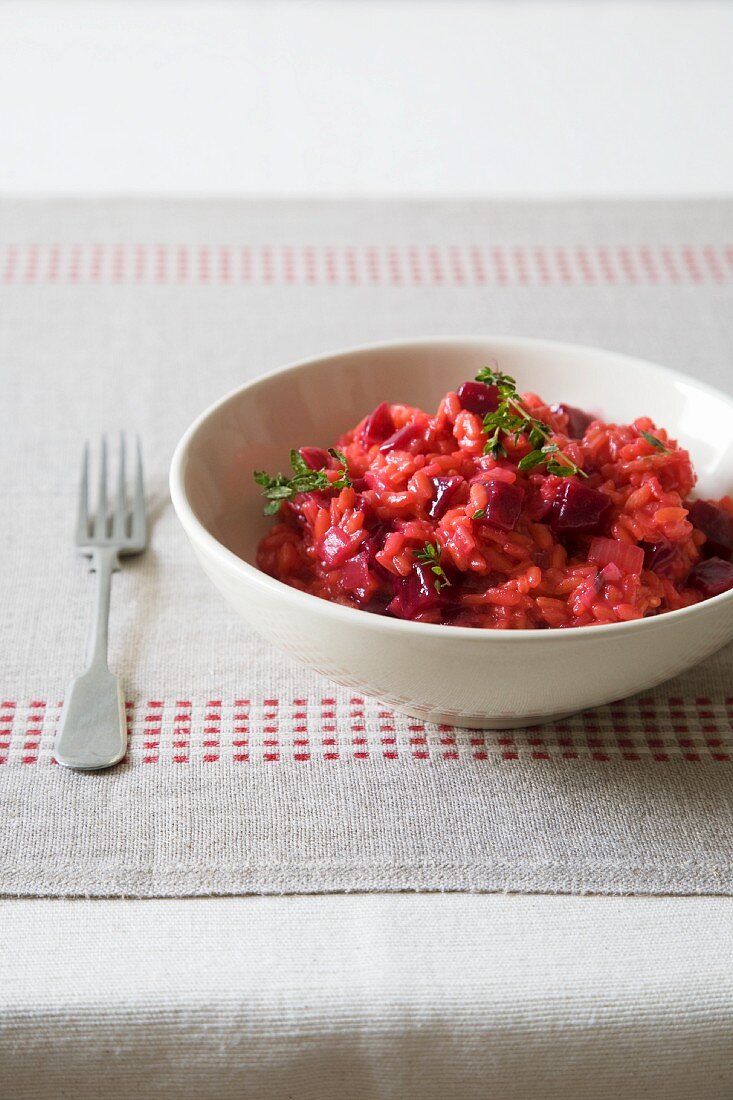 Risotto mit Roter Bete