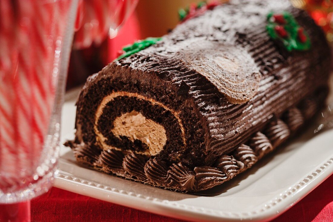 A Yule Log (Bûche de Noël)