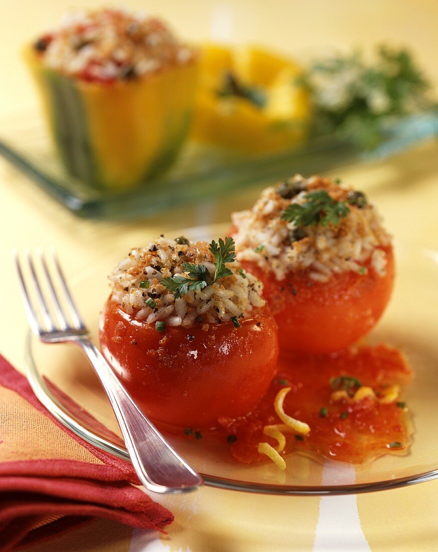 Pomodori ripieni (stuffed tomatoes)