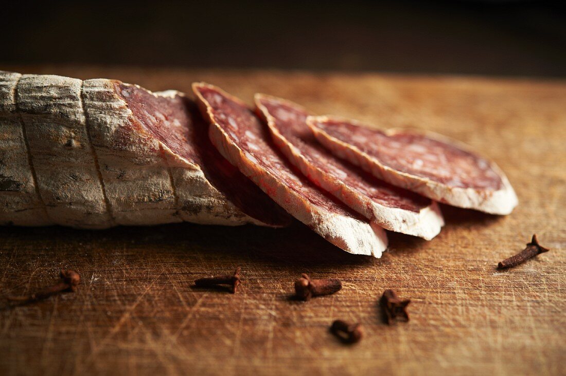 Salame veneto (Salami from Venice, Italy)