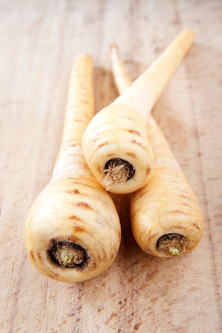 Three parsnips