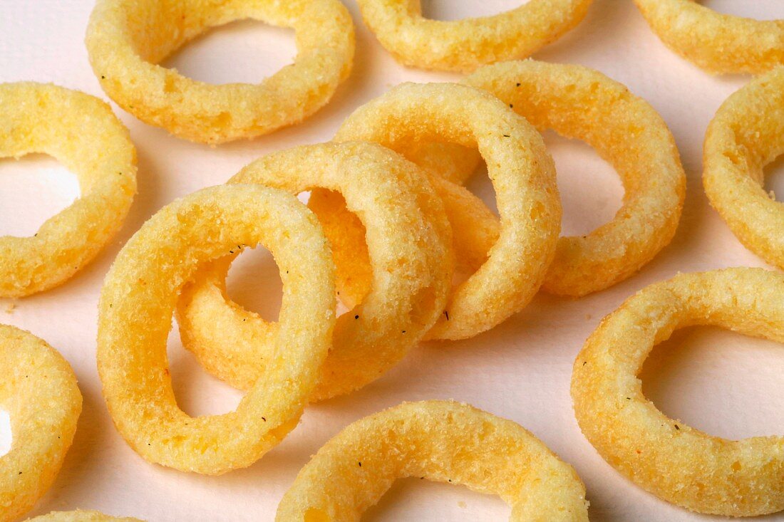 Deep-fried onion rings