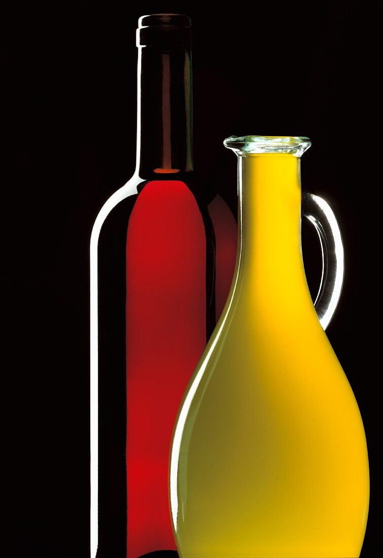 Red wine and olive oil