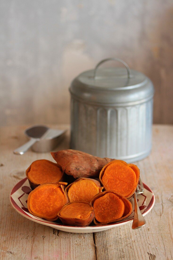 Baked sweet potatoes