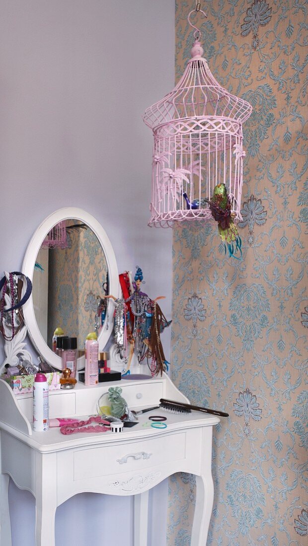 Pink dressing table online for girls