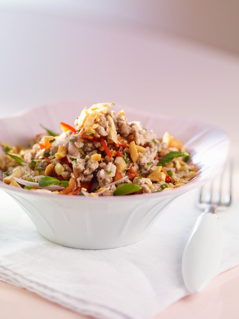 Thai pork salad