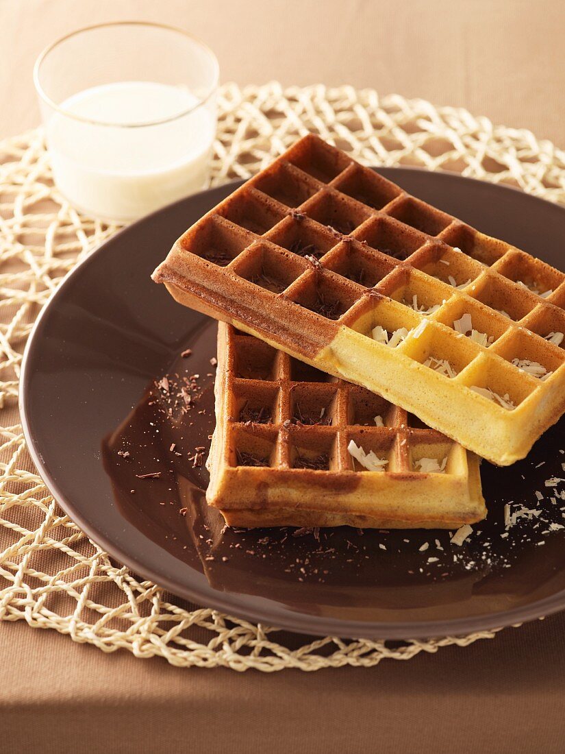 Marble waffles