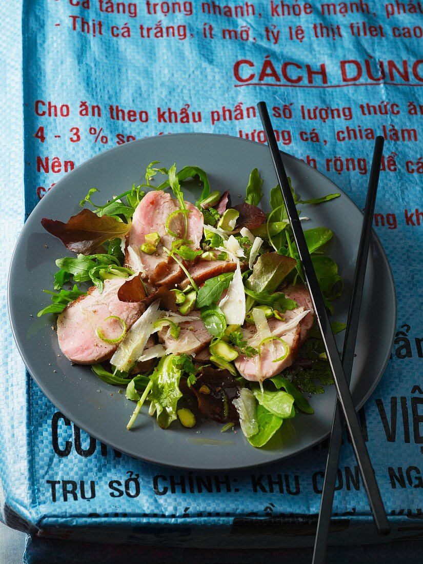 Salat mit Rinderfilet (Vietnam)