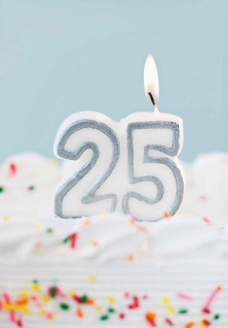 Torte zum 25. Geburtstag