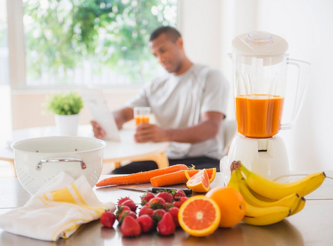 Home-made fruit juice