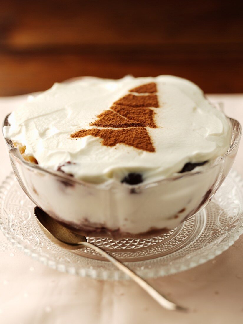 Blueberry trifle