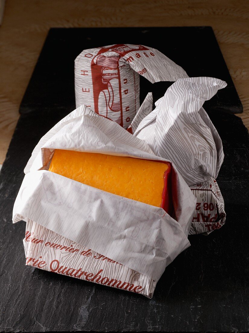 Verpackter Käse