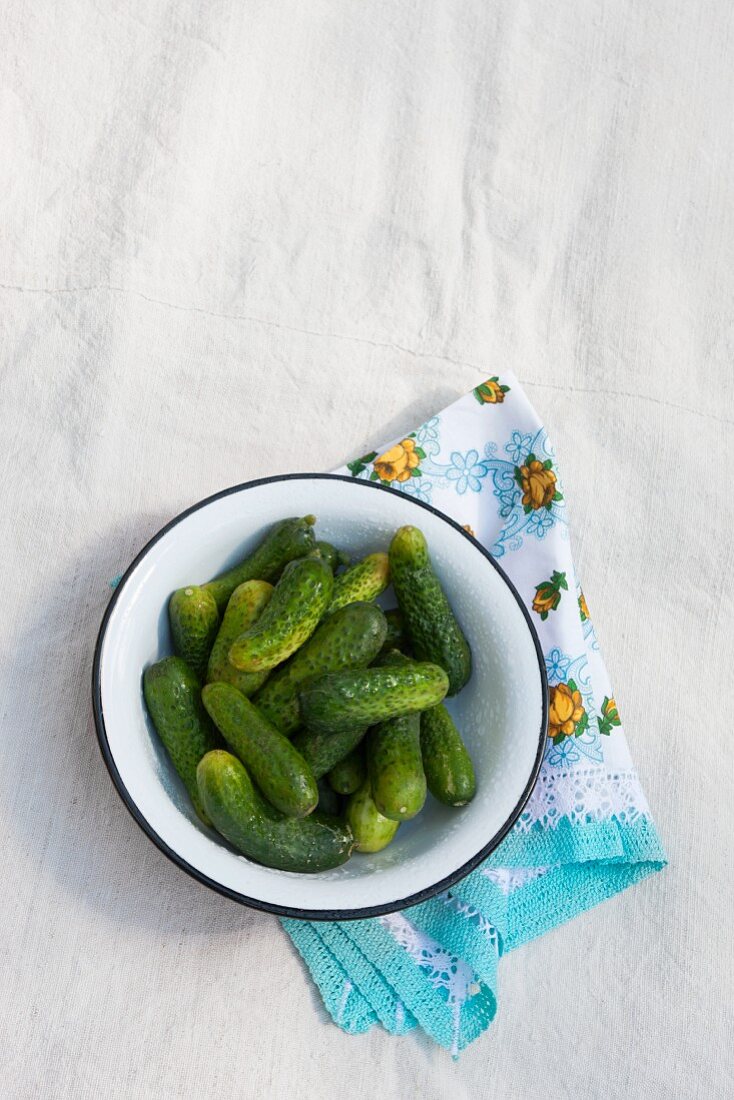 Small pickling cucumbers