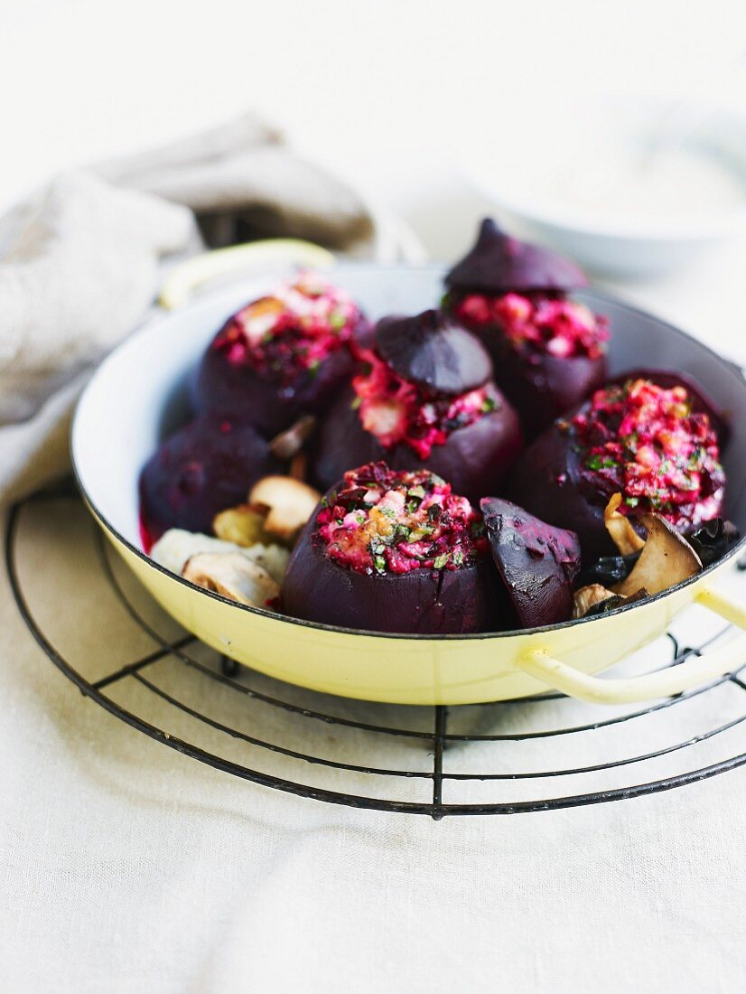 Gefüllte Rote Bete mit Ricotta