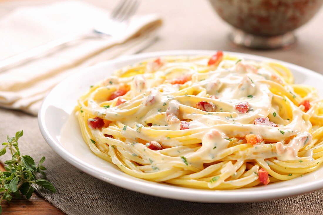 Linguine Carbonara