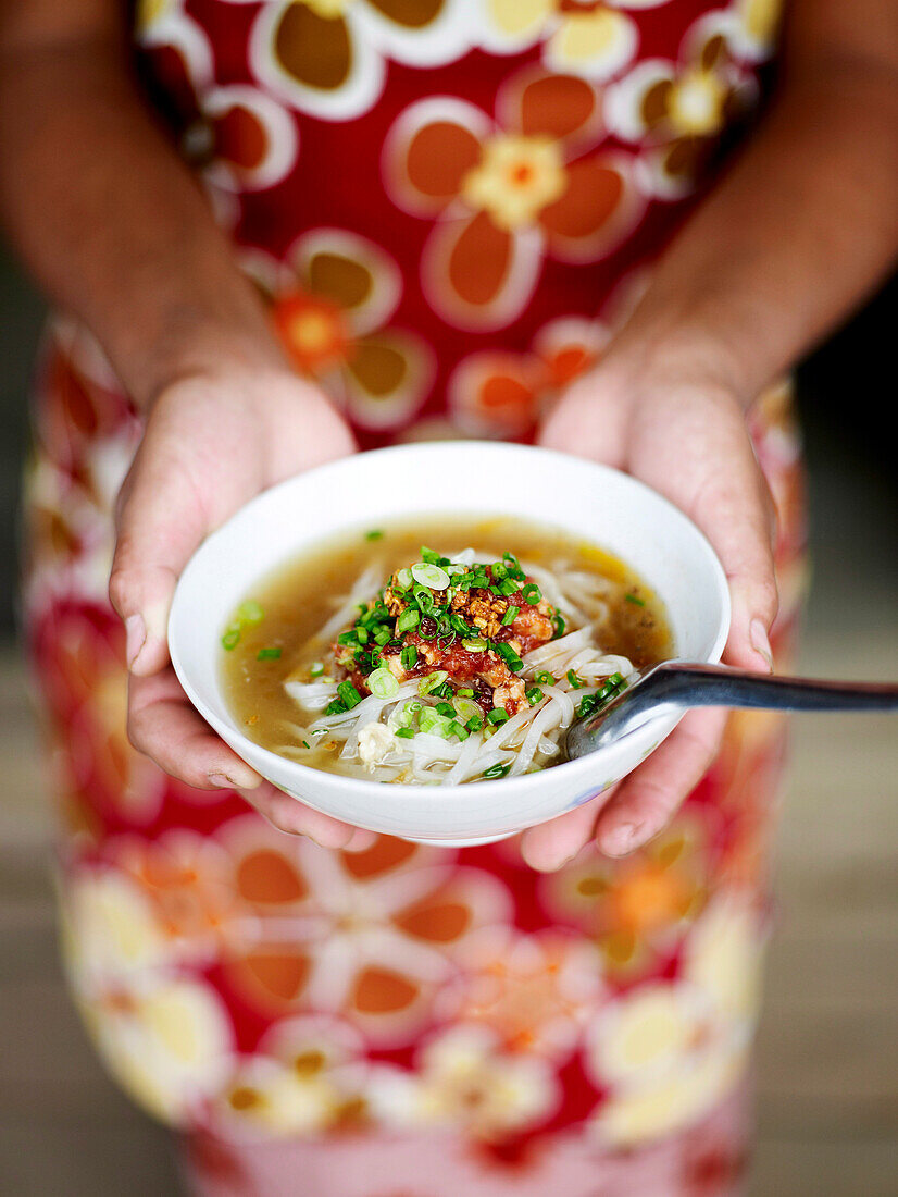 Shan Nudelsuppe (Burma)