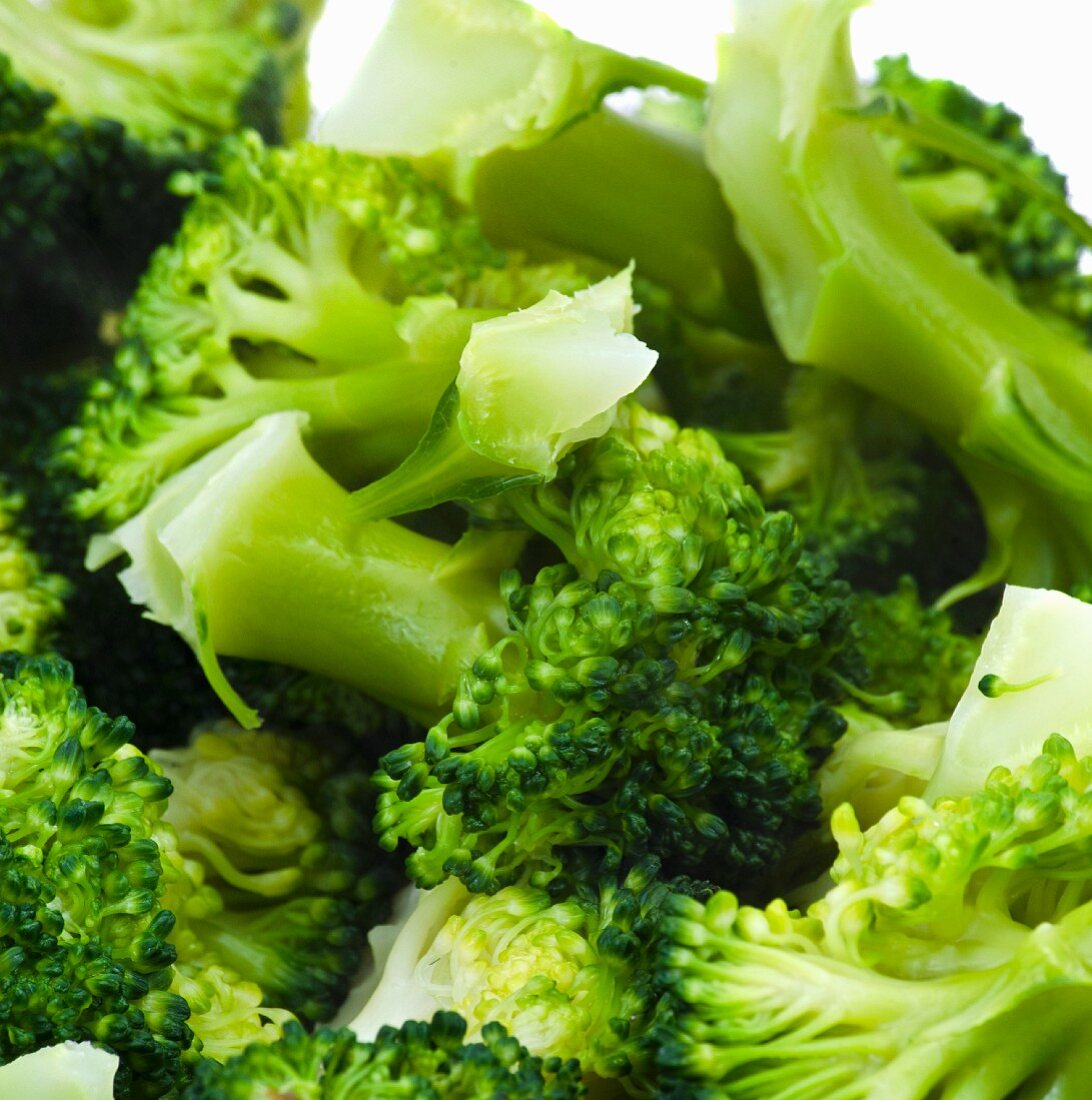 Boiled broccoli (close-up)