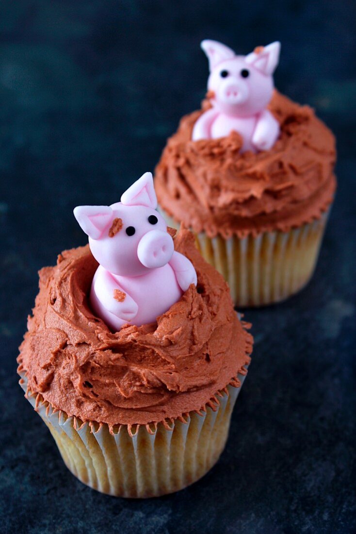 Schweinchen - Cupcakes