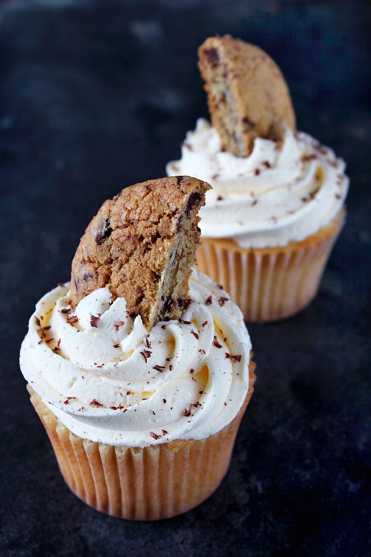 Cupcakes with chocolate chips