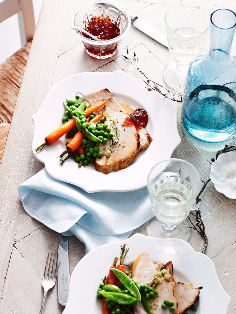 Gefüllte Putenbrust mit aromatischer Couscousfüllung