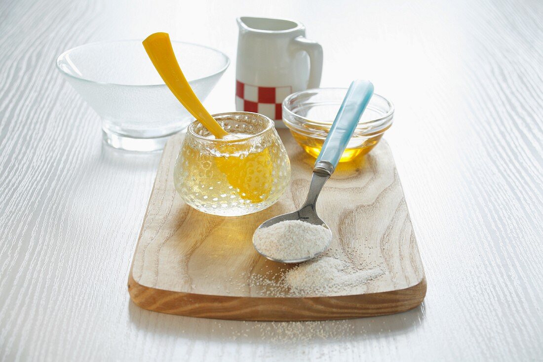 Ingredients for cooked porridge