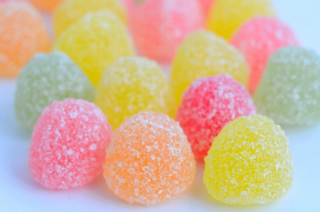 Colourful jelly sweets
