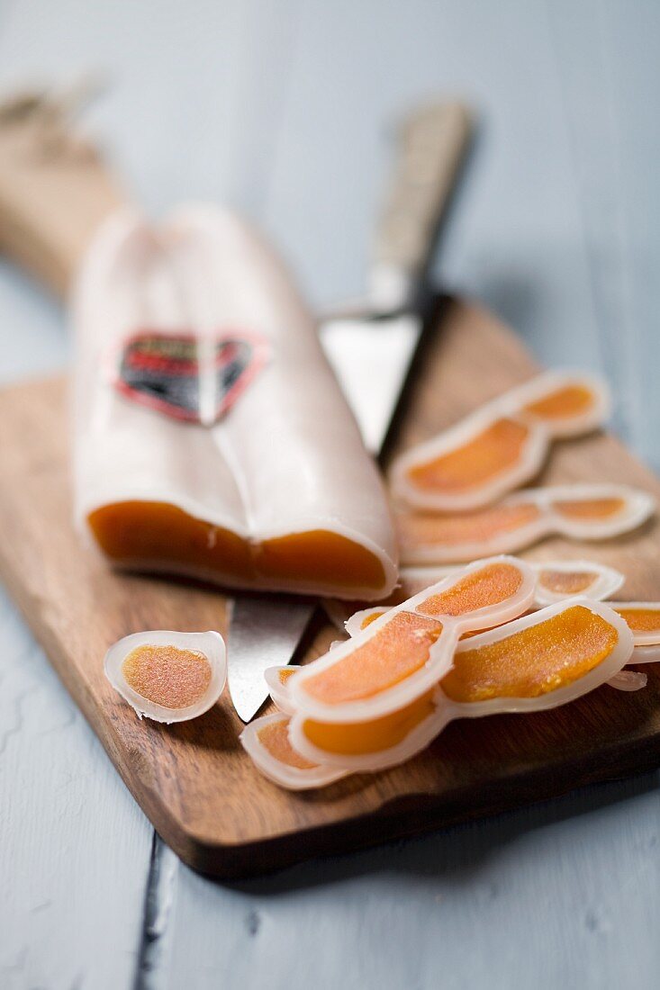 Bottarga (dried roe from the grey mullet, Italy)
