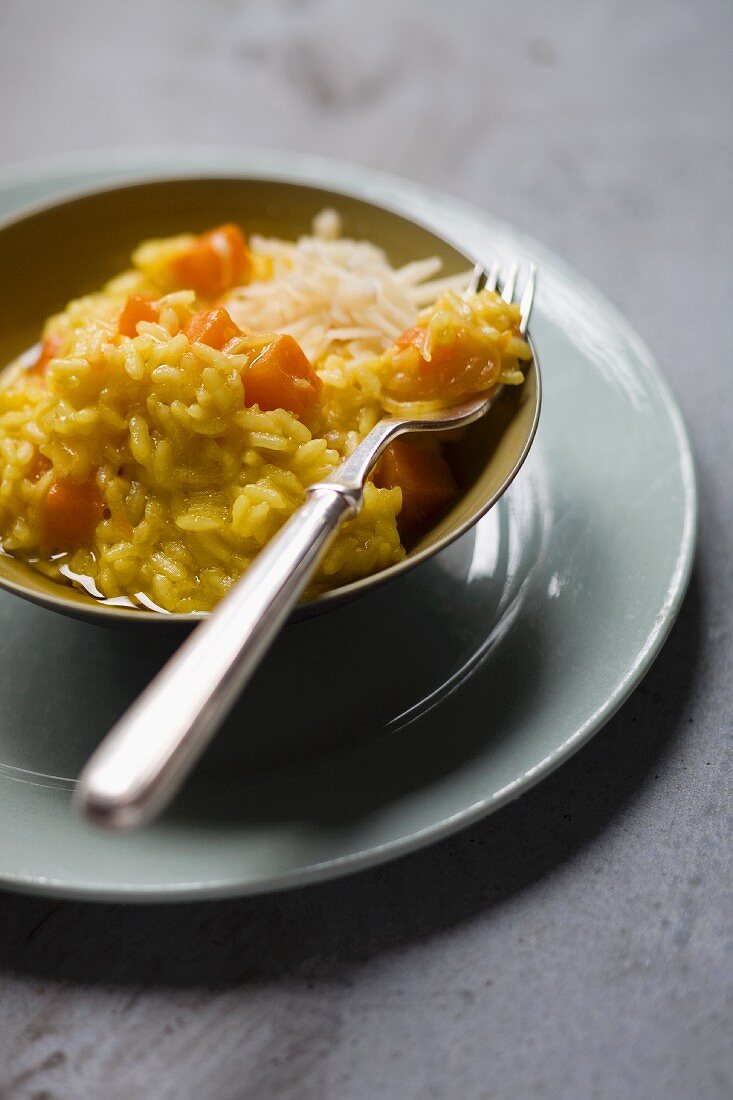 Risotto made with Hokkaido pumpkin