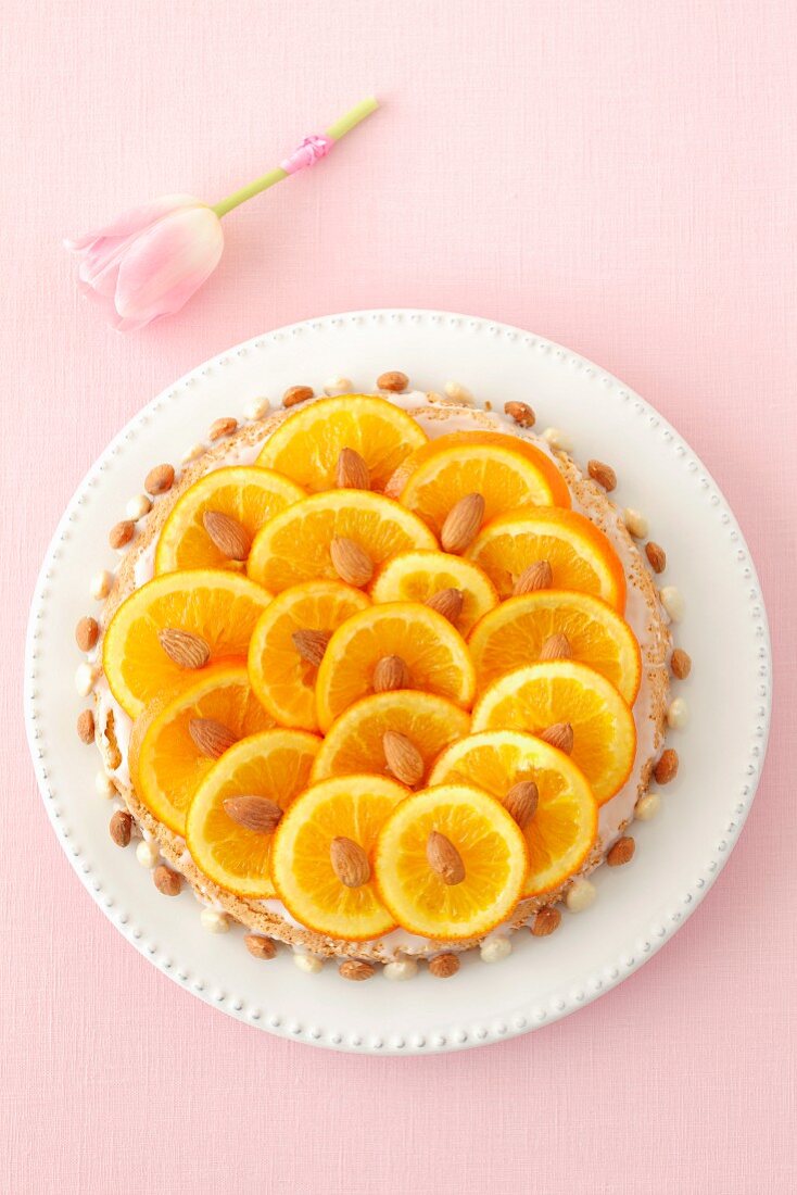 Orangen-Mandel-Kuchen