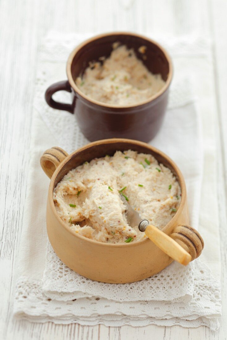 Smoked trout rillettes