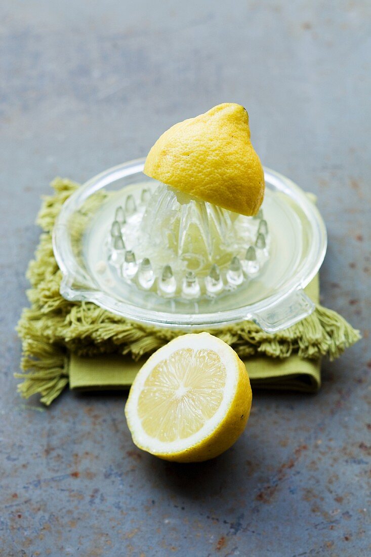 Squeezing a lemon