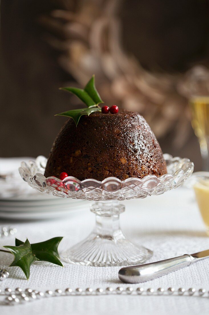 A plum pudding for Christmas