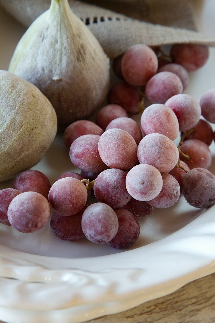 Figs and grapes