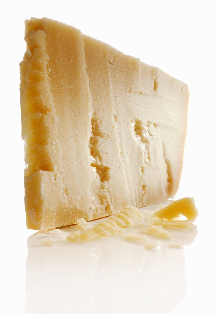 A slice of Grana Padano