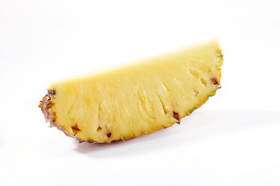 A chunk of pineapple
