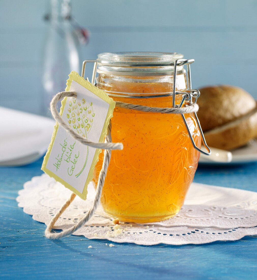 Elderflower jelly