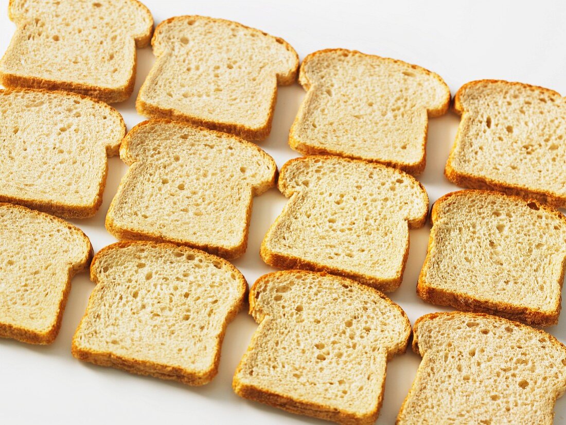 Sliced wholemeal sandwich bread