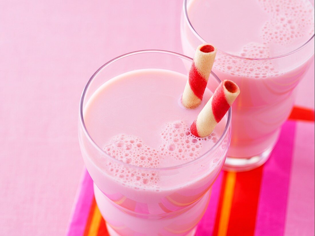 Strawberry milkshake