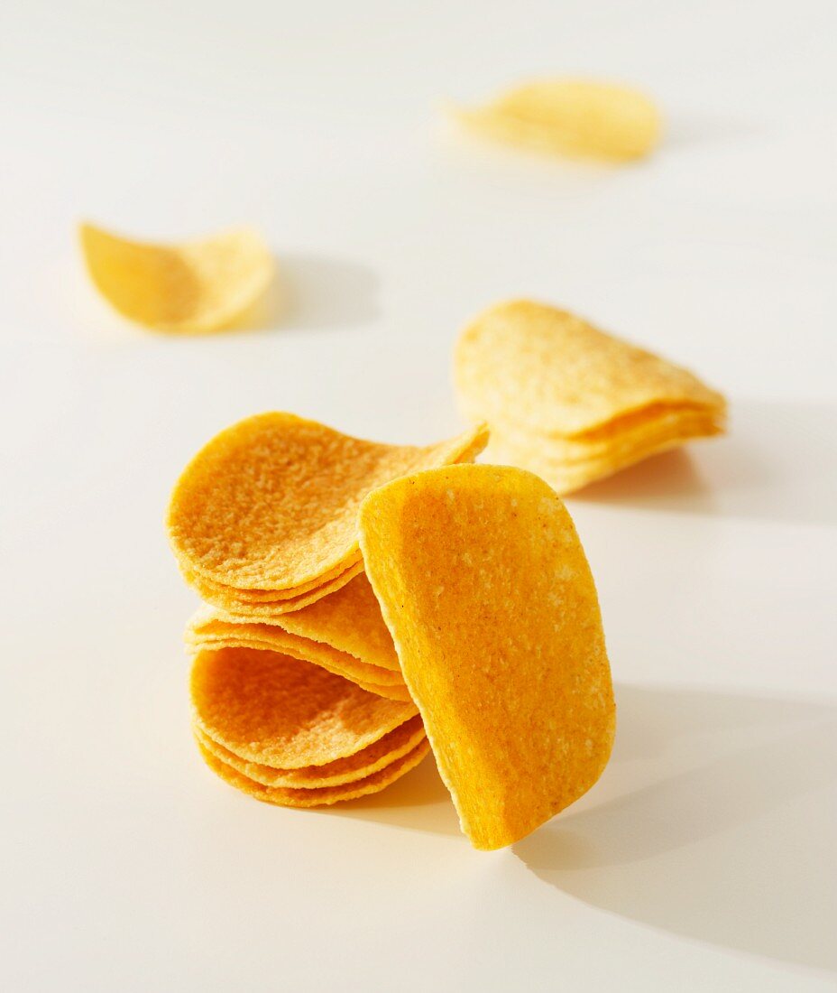 Mehrere Kartoffelchips