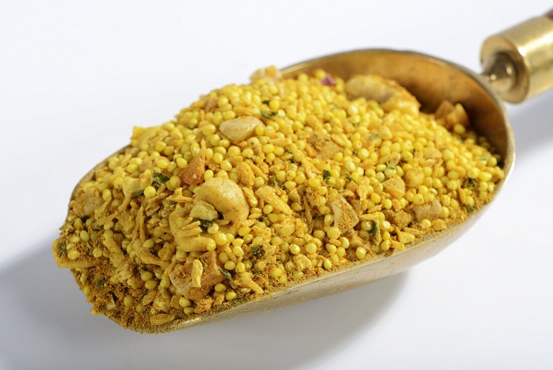 A ready-made mix of millet with dried fruit, nuts and spices